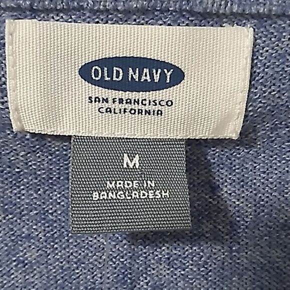 Old Navy Mens Blue V Neck Sweater. NWT - Picture 8 of 8